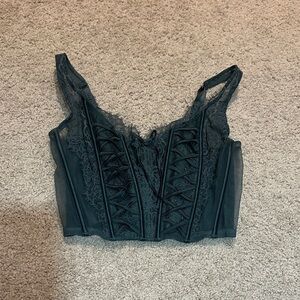 Victoria’s Secret Lace-Up Lace Bralette